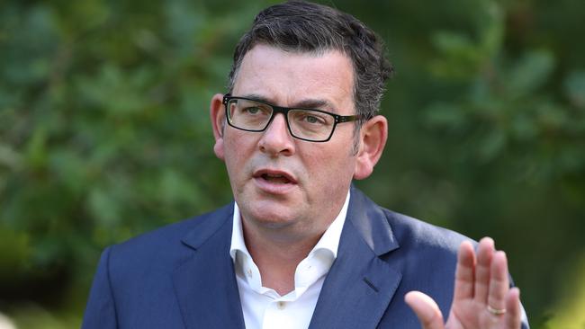 Victorian Premier Daniel Andrews announced the snap lockdown would end on Wednesday night. Picture: NCA NewsWire / David Crosling