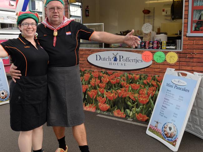 Vanessa Kemp and Bill Prins with their iconic food truck. Photo: Mike Knott.