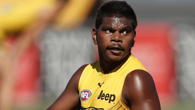 Maurice Rioli has impressed captain Trent Cotchin. Picture: AFL Photos/Getty Images