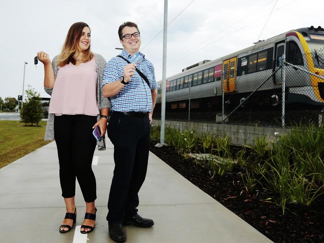 Clare Armstrong in her car beat Daniel Knowles on the train by four minutes.