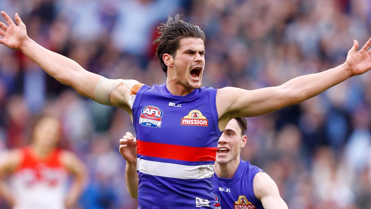 Tom Boyd of the Bulldogs at the 2016 AFL Grand Final. Photo by Darrian Traynor/AFL Media/Getty Images