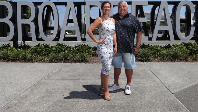 Nightclub supremo Tony Rigas and entertainment promoter Sue Porrett hope to launch their new venue in Broadbeach mid-year. Picture Glenn Hampson