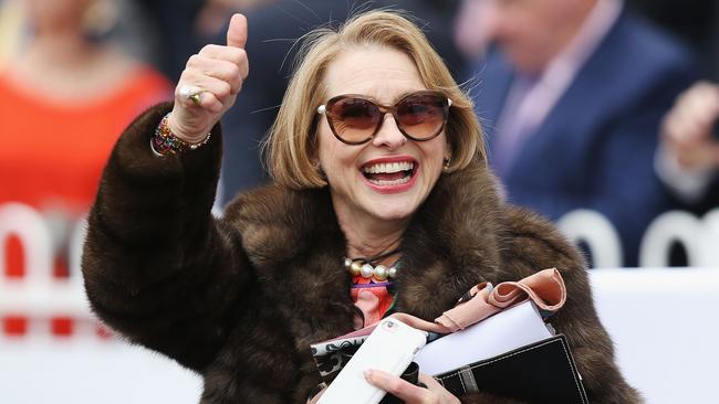 Trainer Gai Waterhouse repeatedly referred to the people of Liverpool when speaking about the racecourse vote. Picture: Michael Dodge via Getty Images