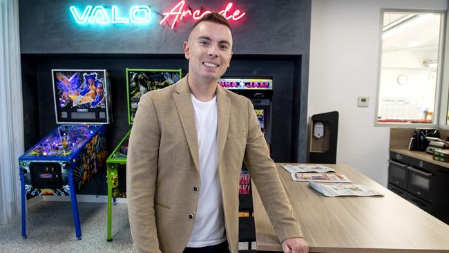 Vailo founder Aaron James Hickmann. Picture Mark Brake