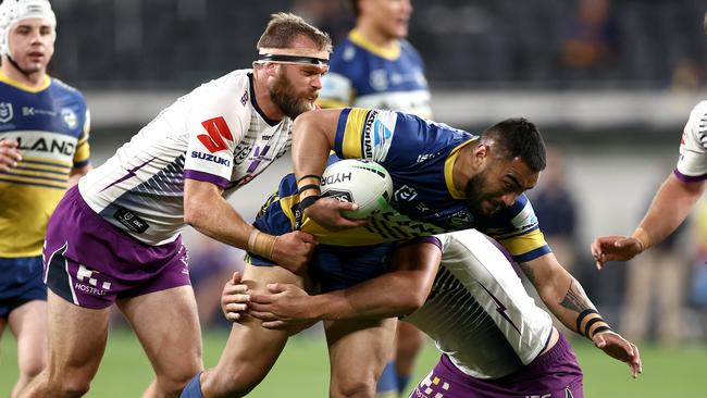 Marata Niukore escaped suspension for breaking the jaw of Brandon Smith. Picture: Getty Images