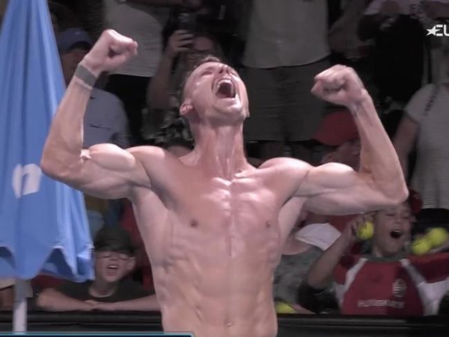 Marton Fucsovics is insanely ripped