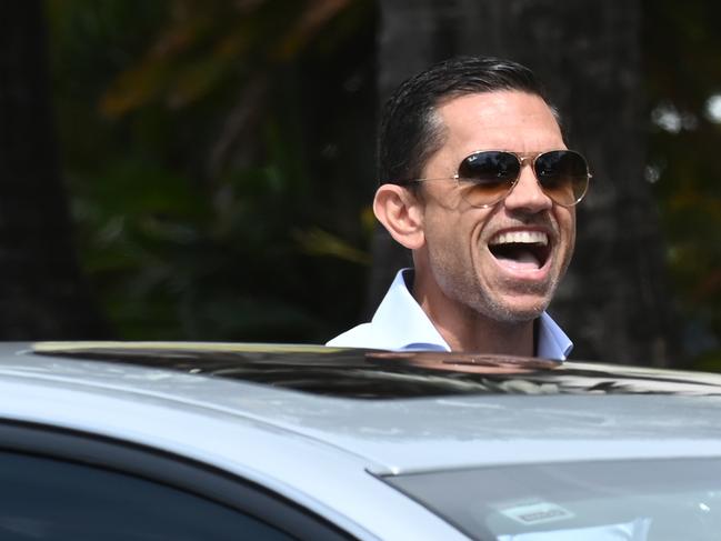 Karl Secondis leaving local court Picture Julianne Osborne