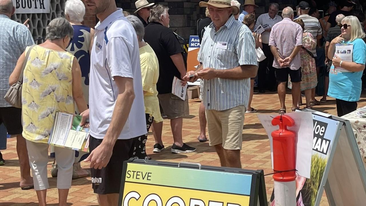 Officials predicted a record turnout for early voting on the first day of polling in Bundaberg.