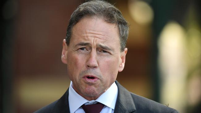 Health minister Greg Hunt. Picture: AAP
