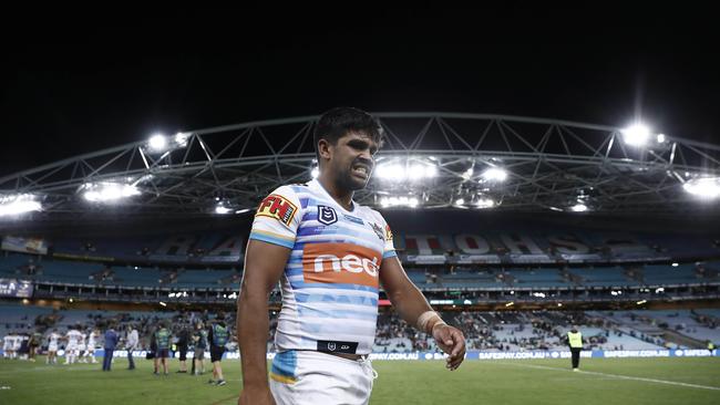 Gun recruit Tyrone Peachey after the Gold Coast’s loss to Souths