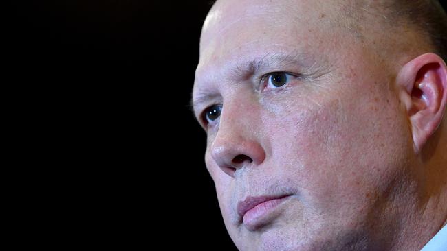 Peter Dutton said the Queensland Teachers’ Union is preventing Queensland students from returning to schools. Picture: Darren England