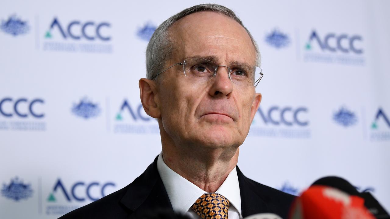 ACCC chairman Rod Sims headed an 18-month investigation into the dominance of digital platforms in Australia. Picture: AAP