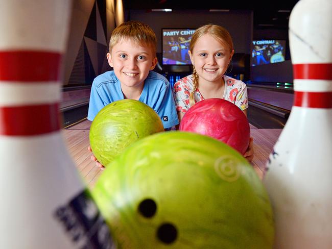 Kids can go bowling over the school holidays.