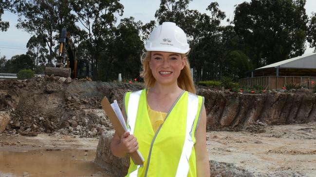 Dreamworld's Project Manager Holly Evans says work has already begun on their latest attraction. Photo: Supplied