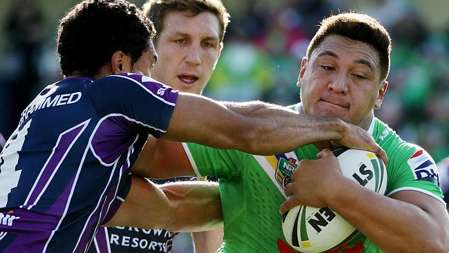 Canberra Raiders' Incredible Hulk Josh Papaliii turns Queensland