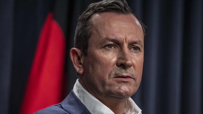 Premier Mark McGowan has accused the Prime Minister of being divisive. Picture: NCA NewsWire/Tony McDonough