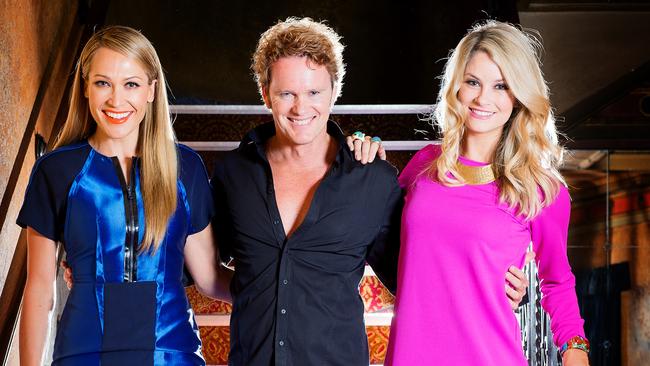 Erika Heynatz, Craig McLachlan and Christie Whelan Browne in 2014.