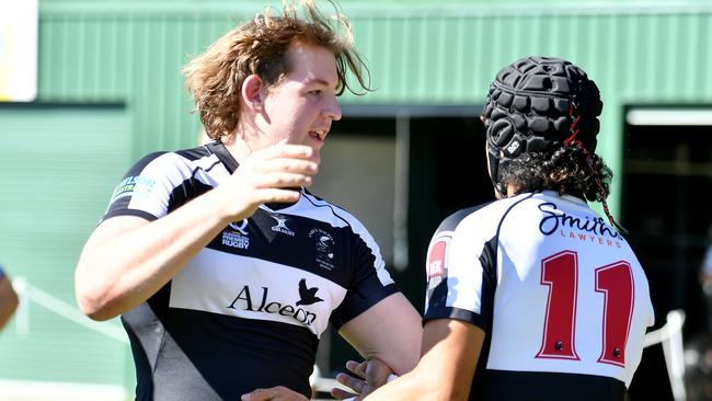 Action in the Colts 1 club rugby union between Souths and Norths. Saturday June 25, 2022. Picture, John Gass