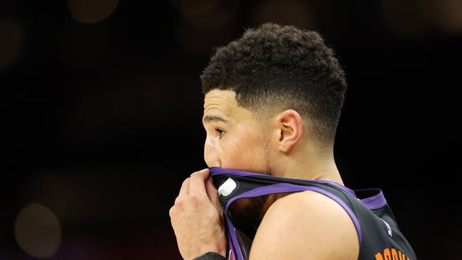 Devin Booker of the Phoenix Suns. Photo by Christian Petersen/Getty Images