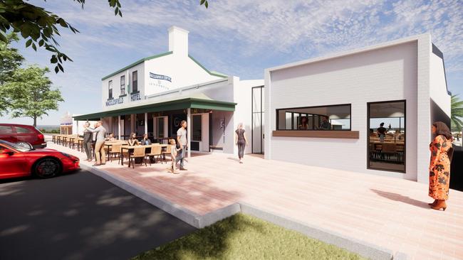 Concept image of the new-look Macclesfield Hotel. Source: PlanSA