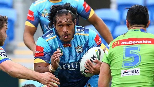 Agnatius Paasi will make first appearance at Mt Smart Stadium since being cut by Warriors. Pics Adam Head