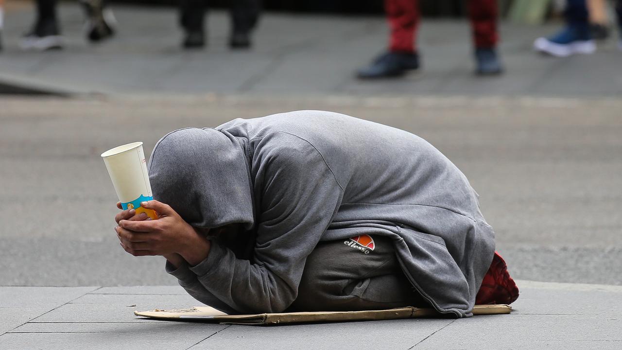 The vagrancy act, which made being homeless illegal, was abolished by the Queensland government in 2004. Picture: NCA Newswire / Gaye Gerard