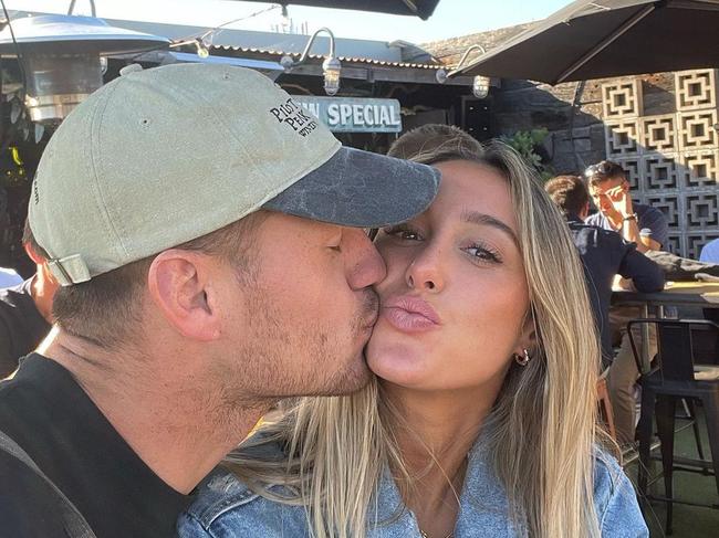 Kalyn Ponga with new girlfriend Gabrielle Peak