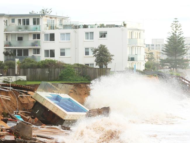 A seawall for Collaroy beachfront has been approved by Northern Beaches Council. Picture: John Grainger.