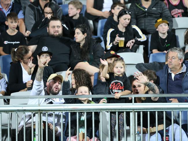 Nitro Circus at Kardinia Park on March 7, 2022. Stunts, crowd reactions, fireworks, plenty of colour. Picture: Mark Wilson