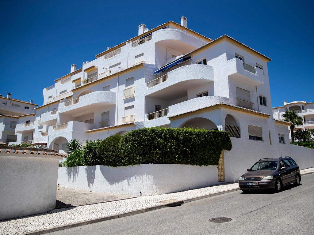 The house in Lagos, Portugal, where the three-year-old disappeared in 2007. Picture: AFP