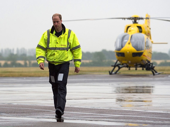 In 2015, Prince William posed for some truly historic photos: A future King of Great Britain and Northern Ireland working in a paid job.