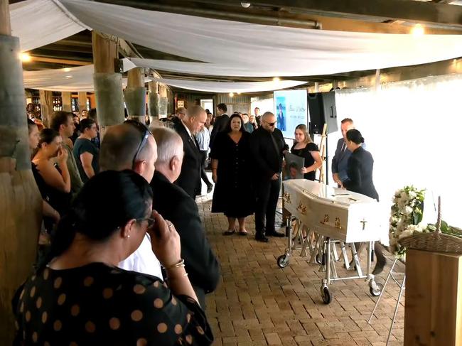 Funeral for Isaac Walton who was allegedly killed while camping with mates at Wilton, on November 8. Picture: Supplied