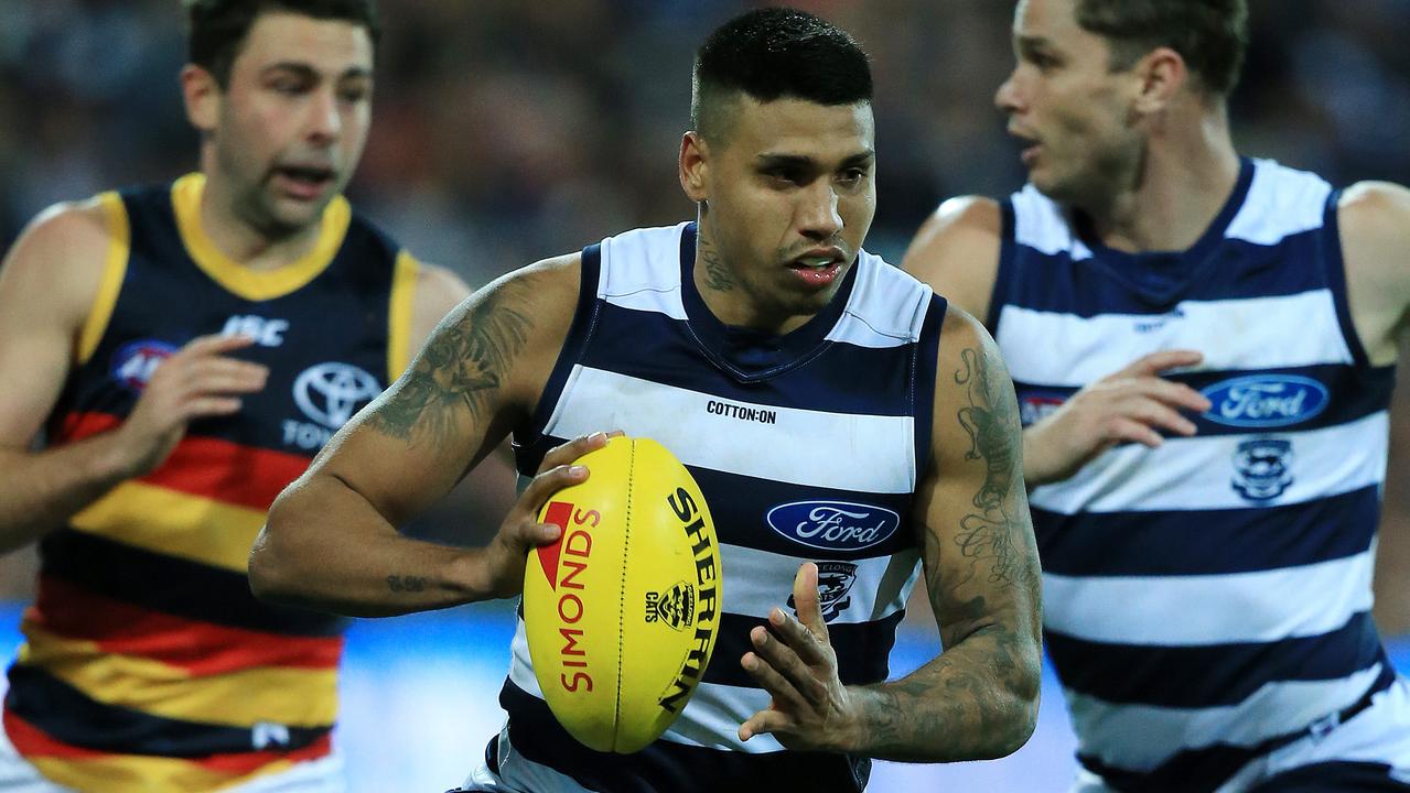 Tim Kelly is in the midst of an outstanding second season for Geelong. Picture: Mark Stewart