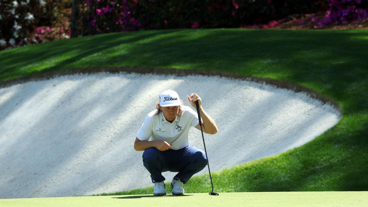 Cameron Smith on the 13th green in Augusta Andrew Reddington/Getty Images/AFP