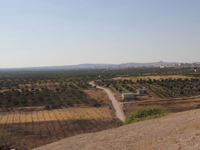 The Syrian border area where Neil Prakash was arrested in late 2016. Picture: Supplied 