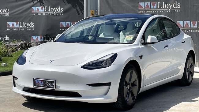 The Tesla Model 3 was the fifth best-selling car in Australia in March. Picture: Supplied