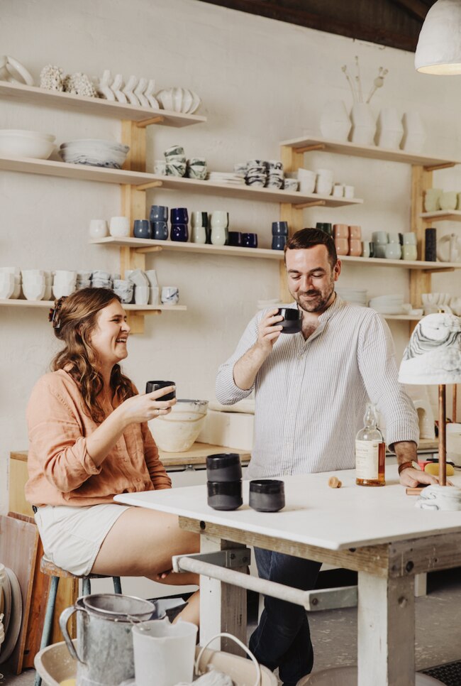 Ceramicist Milly Dent’s bespoke whisky tumblers and lamps have been a big hit in the weeks since Meet the Makers launched