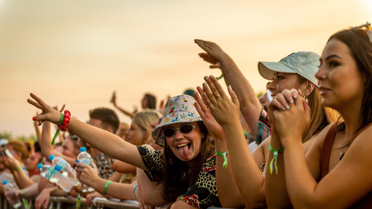 Missy Higgins fans at BASSINTHEGRASS 2021. Picture: Che Chorley