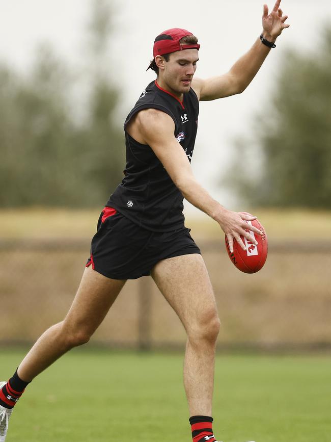 Zach Reid will train for another week before he makes a long anticipated return via the VFL. Picture: Daniel Pockett / Getty Images