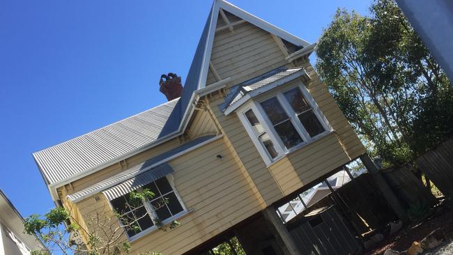 A resumed home at 18 Laidlaw Pde, East Brisbane, named “The Folly on Humbug Reach”.