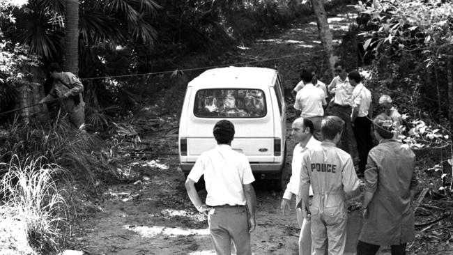 The scene of Sian Kingi’s murder in the Noosa hinterland.