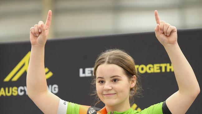 Addison Torr is a rider to watch at the nationals. Picture: Bendigo and District Cycling Club.