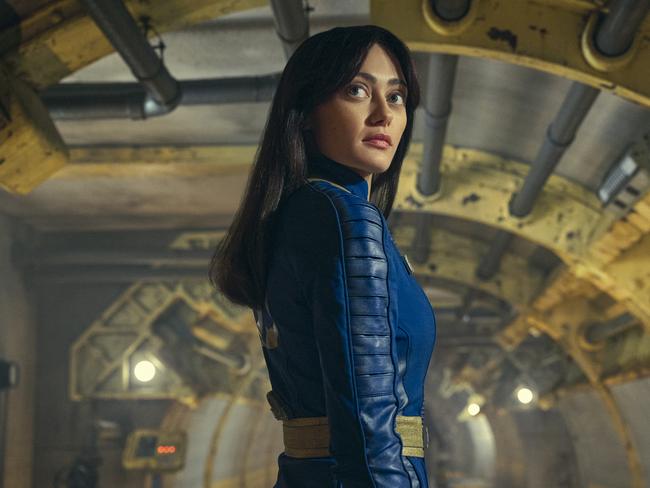 Ella Purnell as the resilient but naive Lucy in Fallout.