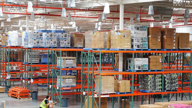 The Costco warehouse is now a close contact venue. Picture: Andrew Seymour.