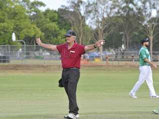 BIG CONTRIBUTION: Umpire Bruce Baxter . Picture: Matthew Elkerton