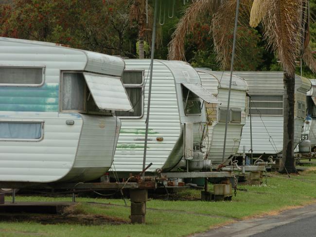 Lismore Tourist Caravan Park. Photo The Northern Star Archives