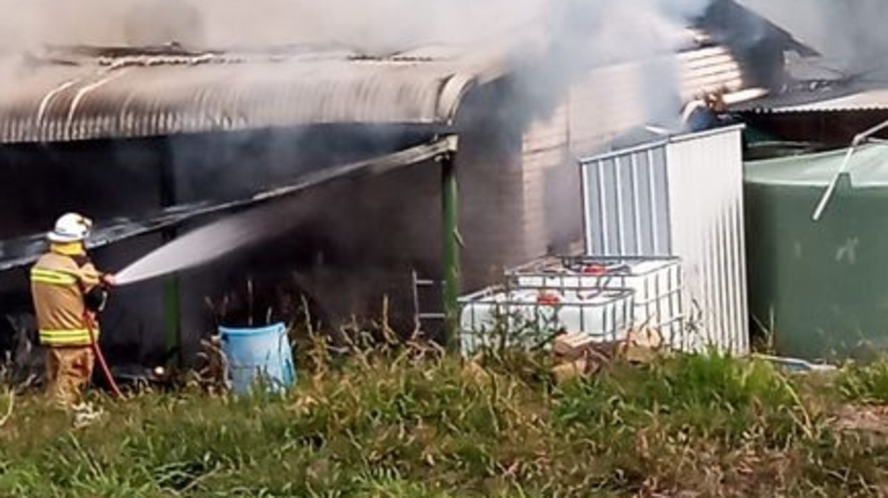 Shock footage, heroic neighbours as rural home goes up in smoke