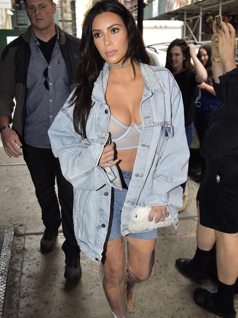 Kim Kardashian is seen in Soho, New York on September 6, 2016. Picture: Getty