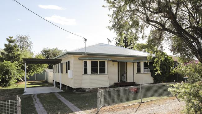 The house in Biloela where the family lived. Picture: Mark Cranitch.