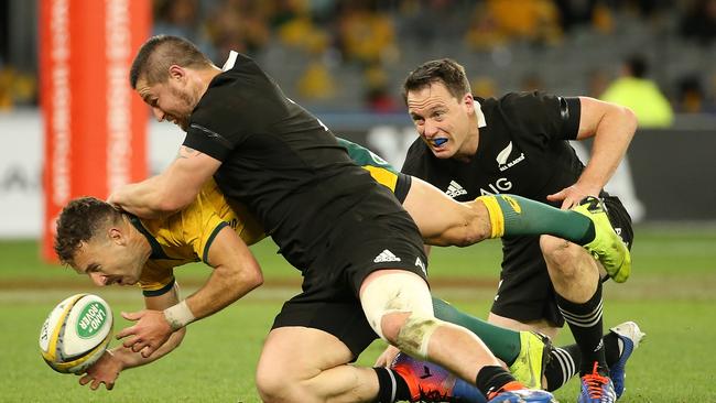 Dane Coles had a quiet game by his standards. Picture: Paul Kane/Getty Images